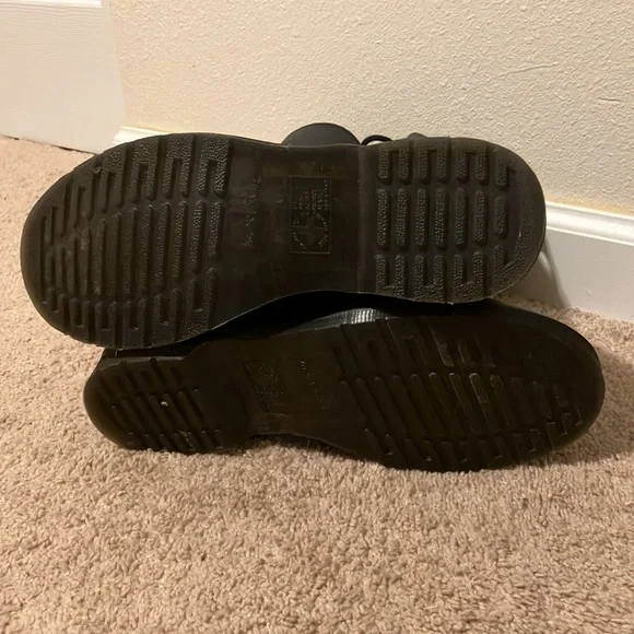 Dr. Martens Hazil Black Combat Boots - Picture 6 of 7